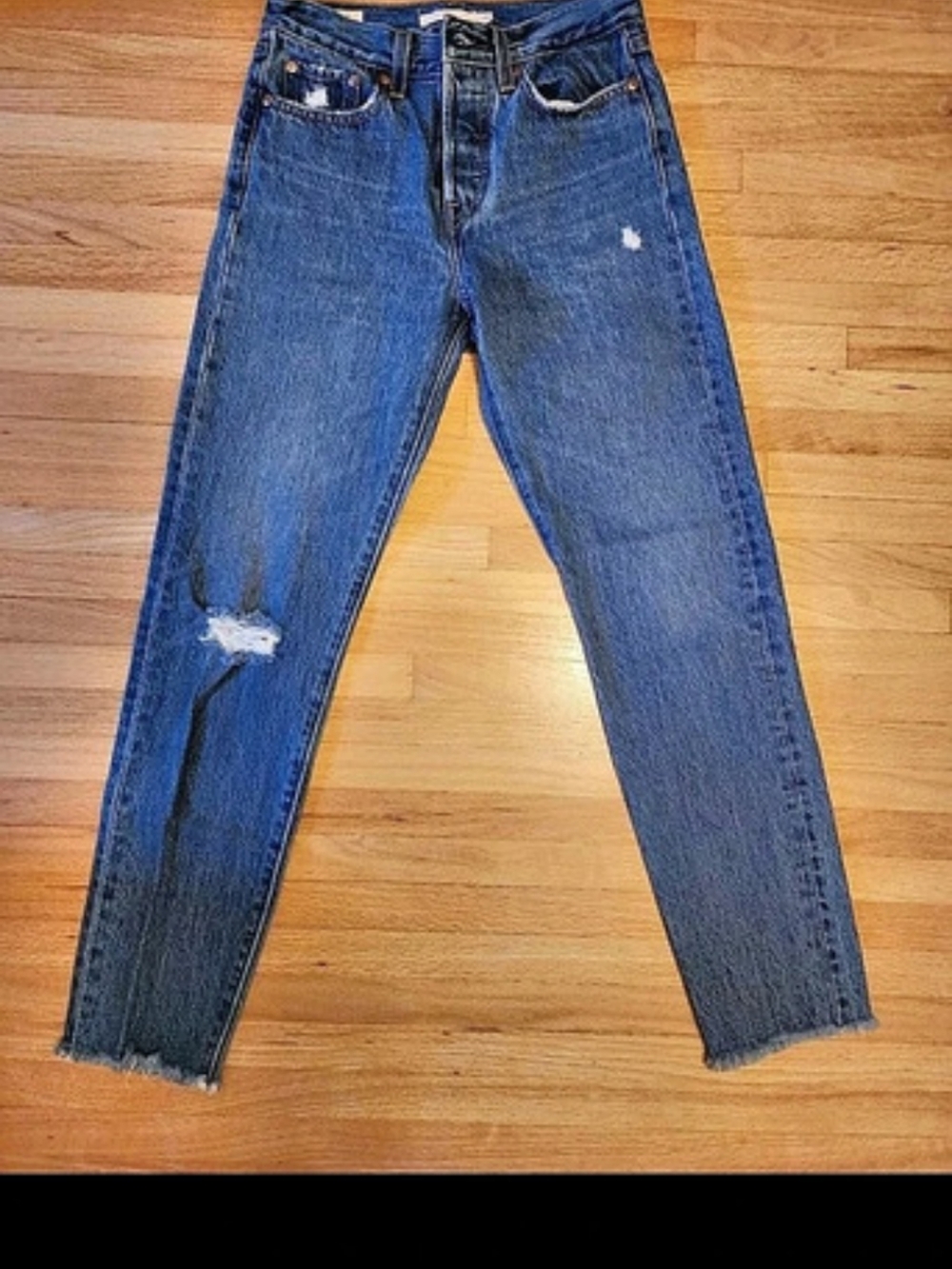 Levi Wedge Straight  Jeans Waist 24 Blue